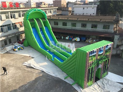 Customized Mobile Zip Line Manufacturer Adult Inflatable Game BY-SP-088